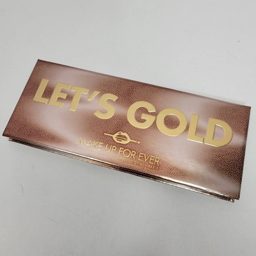 NEW No Box Make‎ Up For Ever LET'S GOLD Eyeshadow Palette 18 Shades